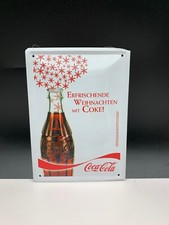 Coca Cola Sign Advertising Metal 21 cm. Top Condition