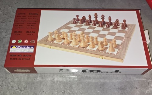 Wood combination chess - wood,