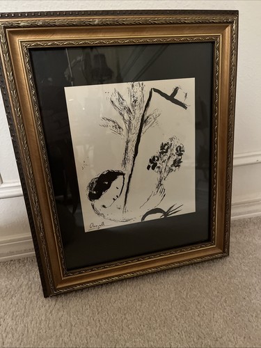 Marc chagall lithograph print - marc,