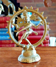 Brass Hindu deity Shiva as