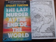 SIGNED by STUART TURTON - The Last Murder At The End Of The World. 1ST ED HB.