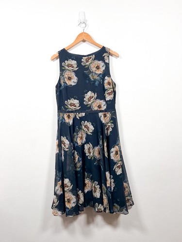 Hobbs dress size navy - navy, blue
