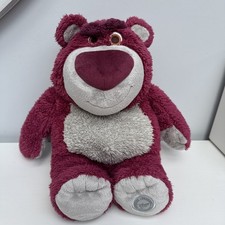 Disney Store Toy Story Lotso Huggin' Teddy Bear Plush Soft Toy Stuffed 