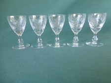 Five Edinburgh Crystal Thistle