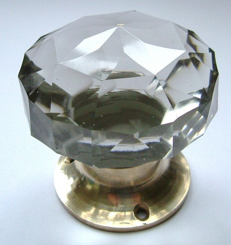 Glass door knobs - door, large