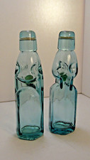 Codd Neck Marble Bottles BLUE
