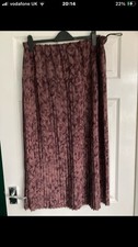 Womens Burgundy Pleated