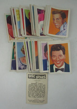 Full Set of 50 Cards Disc Stars by Kane Products 1959. Sinatra, Holly, Elvis etc