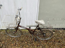 Vintage Raleigh 20 Shopper Bike with baskets