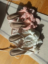 Pair Wedding Shoes Heels Pink