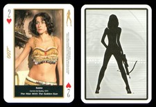 1 x playing card 007 Bond Girls Saida # Carmen du Sautoy 2 of Hearts