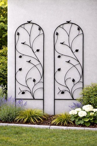 Metal garden trellis - metal,