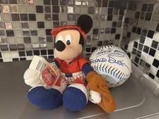 Disney Mickey & Friends Baseball Collector Set with Tagged Plush
