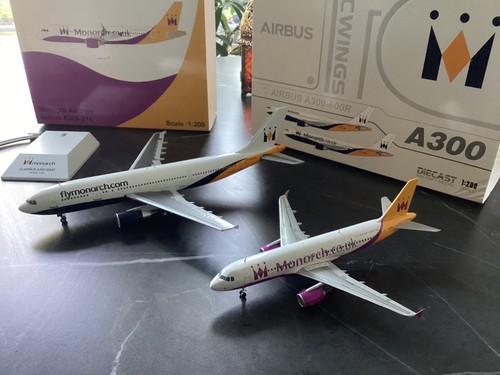Monarch airlines model planes - model,