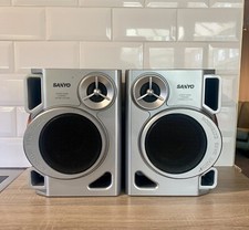 Sanyo SX-VX5 Large Speakers Super Horn Active Bass Extension System 70w 6ohms