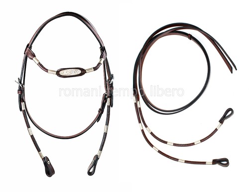 Western pony leather bridle - western,