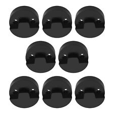 8pk Violin Mute Black Rubber