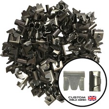  Wire mesh clips 250 qty Small