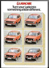Lada Saloon & Estate Accessories 1980-81 UK Market Foldout Sales Brochure