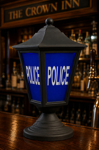 Police large bar light - police,