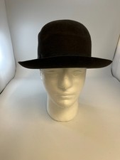 DUNN AND CO BLACK WOOL TRILBY HAT MADE IN BRITAIN Small