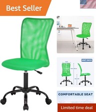 Adjustable Height Green Mesh