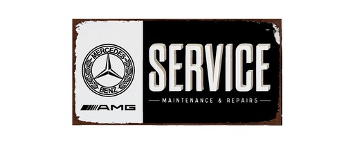 Amg mercedes service - mercedes, retro