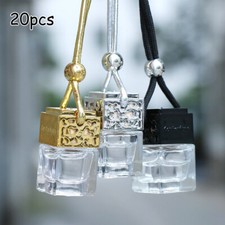 20pcs Air Car Perfume Ornament Hanging Gadget Diffuser Empty Bottle Freshner UK