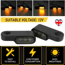 2X LED Turn Signal Indicators Motorbike Motorcycle Mini Amber Light For Honda