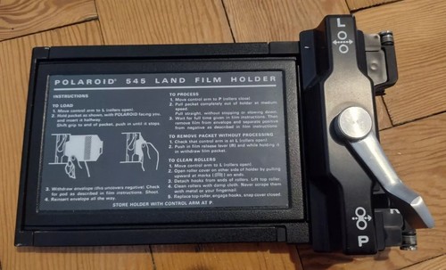 Polaroid 545 land film holder - land,