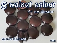 5 x  Walnut Colour Wooden