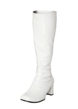Women's Fancy Dress Sexy Go Go Knee High Boots Cool GoG0 60's 70s Party Size 3-8