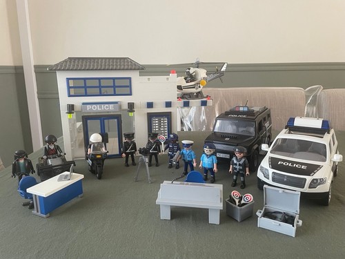 Playmobil police station plus - police,