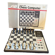 Go Companion 1200 Chess Computer 1994 60-2439 Electronic Game Working Well