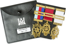 Masonic Regalia Leather Pocket