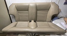 Jaguar XJS Rear Interior Seats Doeskin With Isis Blue Piping