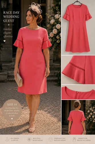 Tara jarmon pink line dress - jarmon,