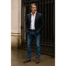 STEFANO RICCI Blue Straight