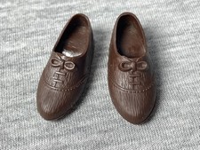 Sindy Country Walk / Pony Club 1963 brown shoes Pedigree 12S08 fit 12" doll