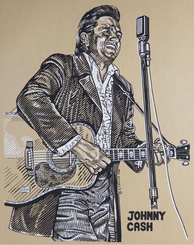 Pristine vintage johnny cash - pristine,