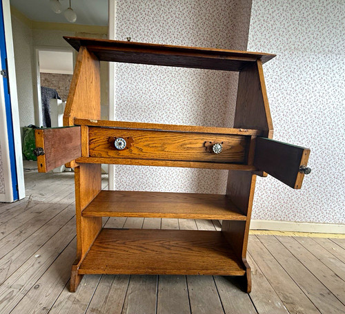 Vintage oak writing - vintage,