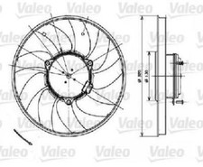 Original Valeo fan engine