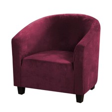 Stretch Velvet Club Chair