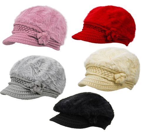 Faux soft fur cloche - faux,