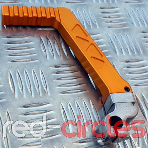 Gold cnc pit bike kickstart - gold,