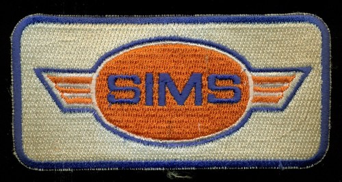 Sims skateboard 1970 patch - sims,