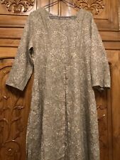 Indian/ Pakistani Stitched kameez and churidar set . Beige.UK ladies size 12-14.