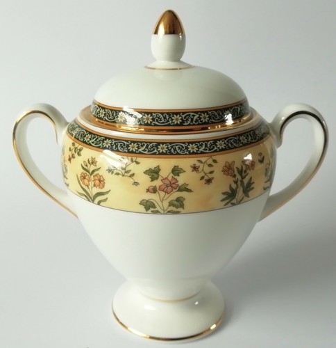 Wedgwood india lidded sugar - india,