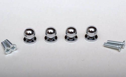 Small solid brass - knobs, -sets