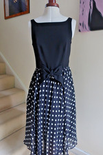 Vintage Laura Ashly Black &